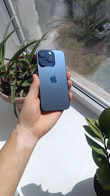 apple 5s iphone: IPhone 15 Pro, Б/у, 256 ГБ, Blue Titanium, Зарядное устройство, 100 % — 1