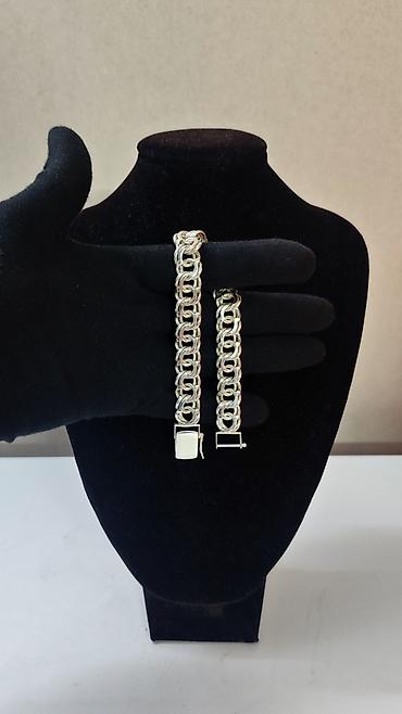 Серебряные цепочки: Цепочка, Проба 960, Мужские, Новый — 19