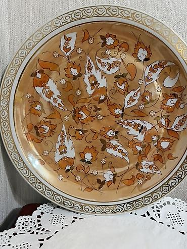 samovar cay: Çay dəsti, rəng - Qızılı, Farfor — 2