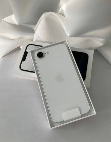 телефоны айфон: IPhone 16e 🍏, 128 ГБ, Ак, Куту, 100 %
