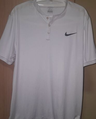 muska kosuljica: Men's T-shirt Nike, L (EU 40), bоја - Bela