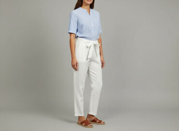 oysho lniane spodnie: M&S Collection, Spodnie damskie, rozmiar S