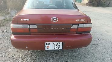 coroll: Toyota Corolla: 1997 г., 1.6 л, Автомат, Газ-бензин (ГБО), Седан — 2