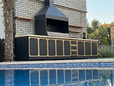 alet: Açıq hava üçün müasir manqal və mətbəx modulu komplekti - Geniş — 1