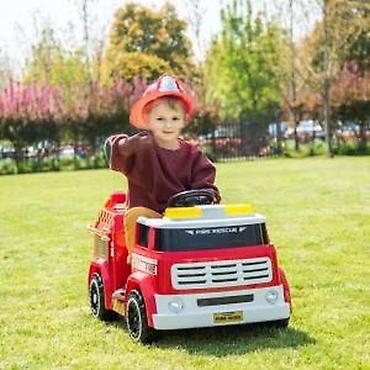 traktor igracka za decu: Dečiji električni vatrogasni kamion – vozilo na akumulator - — 5