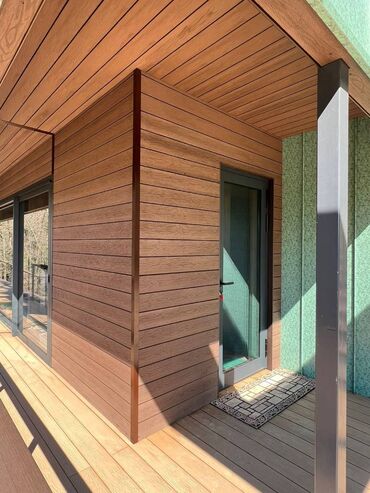 Другие фасадные материалы: Фасадные панели из ДПК. Фасадные панели из ДПК шведского бренда CM — 11