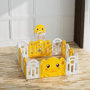 lidl bastenski program: Sklopiva ogradica sa košem „Pače“ 160×166 cm Opis: - Kompletna — 1