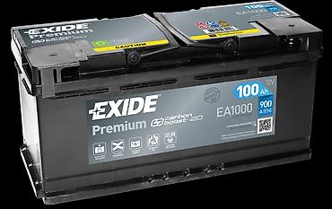 100 ah akumulator: Exide, 100 ah, Orijinal, Fransa, Yeni — 1