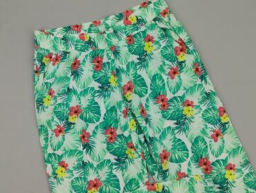 legginsy damskie marszczone: Material trousers for women, size S (EU 36)
