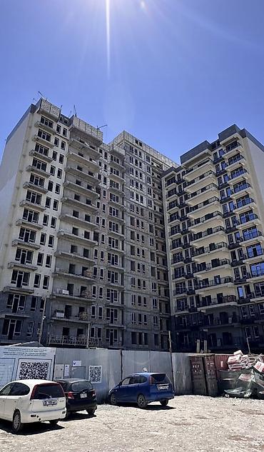 кызыл аскерская: 2 комнаты, 83 м², Асанбай мкр Элитка, 9 этаж, ПСО (под самоотделку) — 1