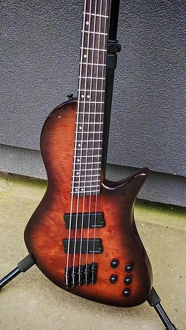 Gitare: HARLEY BENTON MSB-5 BLACK FLAME BURL | . Slanje po — 2