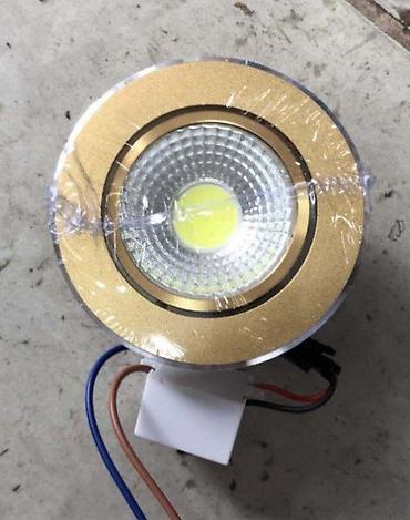 vitorog dvosed: Zlatna rozetna sa sijalicom int. 3w COB LUX. Luxuzne led rozetne Seiko — 3