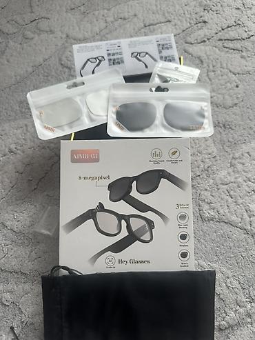 VR көз айнек: AI SMART GLASSES AIMB G1 — умные очки с камерой и голосовым ИИ — 2