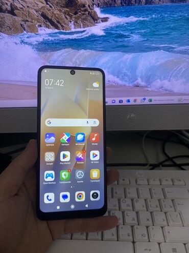 Xiaomi: Xiaomi Redmi Note 12, 128 GB, rəng - Qara, 
 Barmaq izi