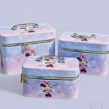 dior majce: Minnie Mouse Ljubičaste Torbe 3u1 Neseseri za putovanja, izlazak ili — 1