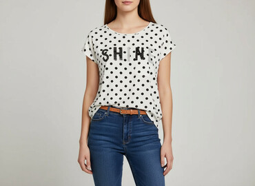shein bluzki plus size: Gina, Жіноча блуза, розмір M