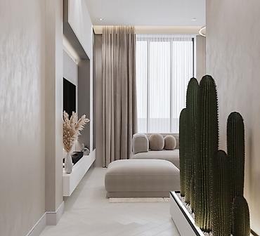 ucuz cam balkon: Minimalist interyer dizayn xidməti - Stil: Müasir-minimalist, isti — 2