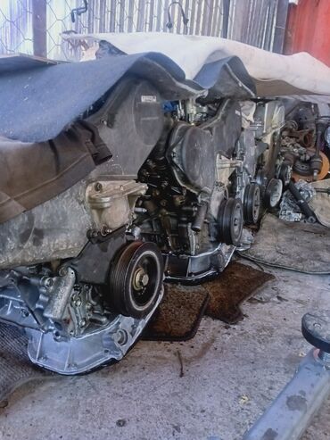 Двигатели, моторы и ГБЦ: Бензиновый мотор Toyota 2004 г., 2.4 л, Б/у, Оригинал, Япония — 2