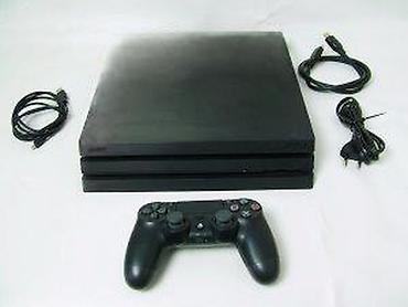 PS4 (Sony Playstation 4): Sony PlayStation 4 Pro (model 7216B), u odličnom stanju. Rezolucija — 14