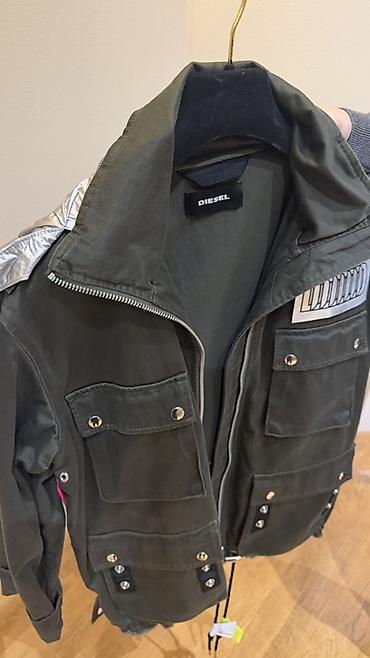 kiton kurtka: DIESEL unisex parka/jaket - Rəng: tünd yaşıl (xaki) korpus, metalik — 2