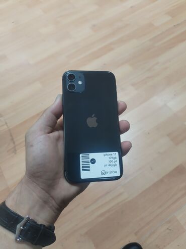 quba telfonlar: IPhone 11, 128 GB, Black Titanium, Face ID