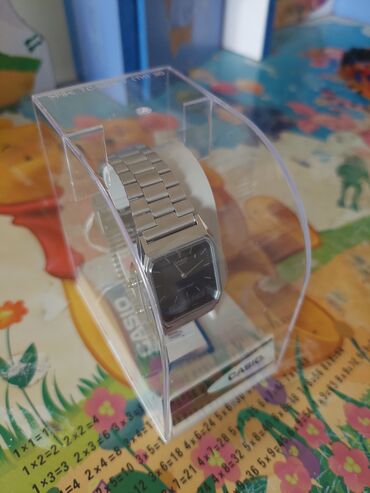 elektron qol saatlari qiymetleri: Yeni, Qol saatı, Casio, rəng - Gümüşü