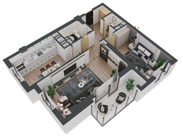 ала арча отель: 2 комнаты, 81 м², Элитка, 18 этаж, ПСО (под самоотделку)
