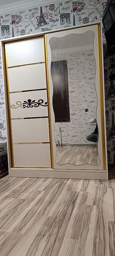 dehliz skafi: Yeni, 2 qapılı, Güzgülü, Bej, Kupe, Düz dolab — 3
