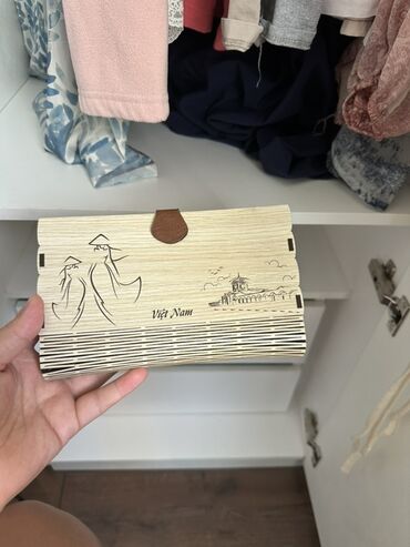 кошелек портмоне женское: Кошелок/сумочка из бамбука