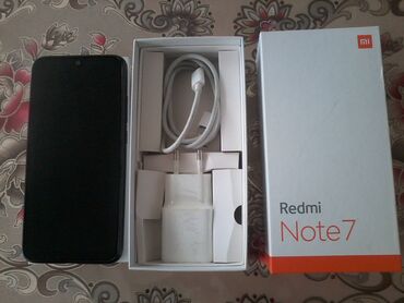 fləş kart: Redmi Note 7, 64 GB, rəng - Qara, Zəmanət, Sensor, Barmaq izi
