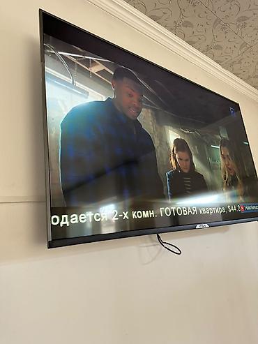 Смарт ТВ, Ясин, Андроид, диагональ экрана 43 дюйм, состояние идеальное
