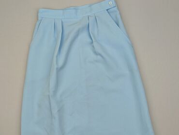 błękitna spódnice midi: Spódnica, L, stan - Dobry