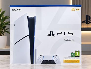 islenmis tvler: Sony PlayStation 5 (PS5) – Diskli versiya, 1TB (çox az işlənib,yenidən — 2