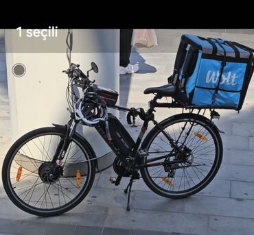 saft bicycle: İşlənmiş Elektrik velosipedi 29", sürətlərin sayı: 11, 500-750 Vt, Ünvandan götürmə, Pulsuz çatdırılma