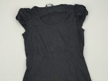 czarne luźne t shirty: T-shirt, F&F, L, stan - Dobry