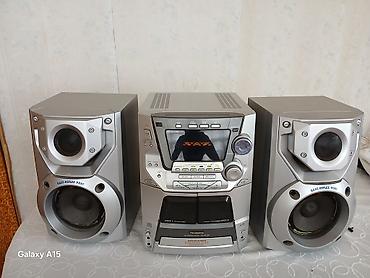 Panasonic audio sistem. Dinamiklər köhnə vəziyyətdə olsada Normal