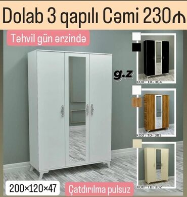 Yataq otağı dəstləri: Dolab