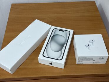 Apple iPhone: IPhone 15, Новый, 128 ГБ, Черный, Наушники, Коробка, 100 %