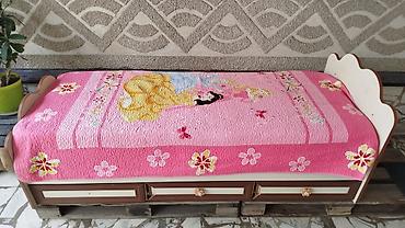 bunk bed: Детская односпальная кровать, Б/у, Для девочки, Для мальчика, С матрасом, ДСП, Самовывоз — 2