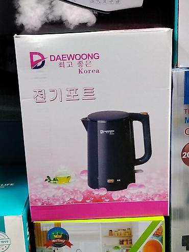 Электрический чайник Daewoong (Korea) - Современный дизайн в темном