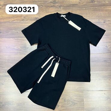 льняной пиджак мужской: Костюм M (EU 38), L (EU 40), XL (EU 42), цвет - Черный