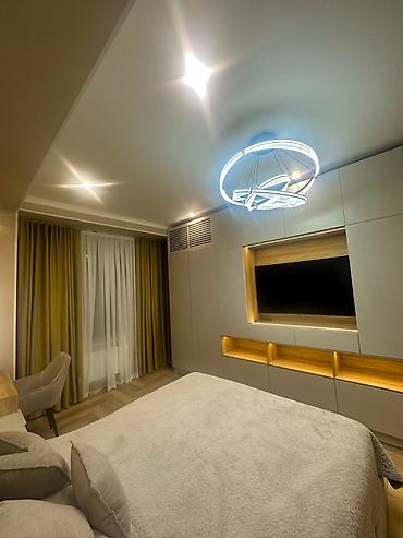 квартира с терассой: 3 комнаты, 106 м², Асанбай мкр Элитка, 2 этаж, Дизайнерский ремонт — 3