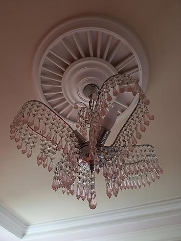 Çilçıraqlar: Çılçıraq, 4 lampa, Xrustal — 2