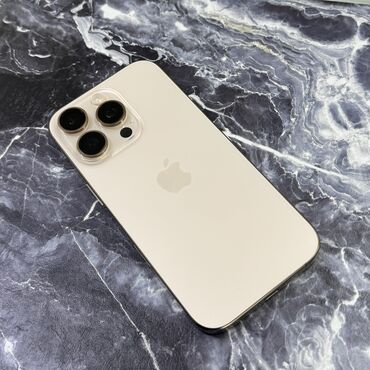 Apple iPhone: IPhone 16 Pro, Б/у, 256 ГБ, Desert Titanium, Коробка, 93 % — 9