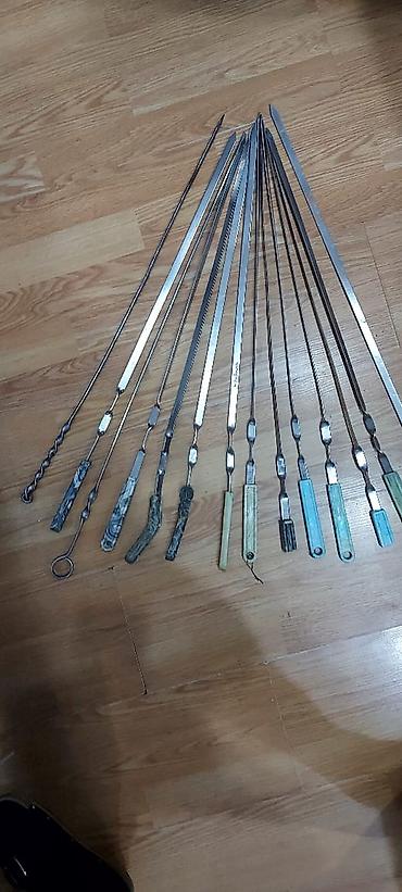 Все для дома и сада: MANQAL ŞİŞLƏRİ DƏSTİ - Material: paslanmayan polad/metal şişlər - — 3