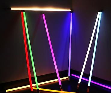 танто: ﻿Светодиодная RGB LED трубка 0.9 м с пультом управления — портативная — 2