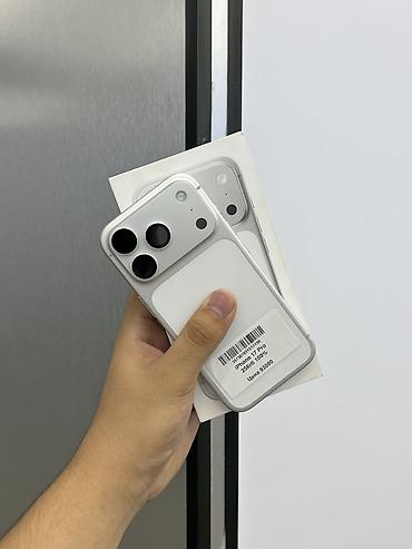 14 про цена в бишкеке: IPhone 17 Pro, Б/у, 256 ГБ, White Titanium, Защитное стекло, Чехол, Коробка, В рассрочку, 100 % — 1
