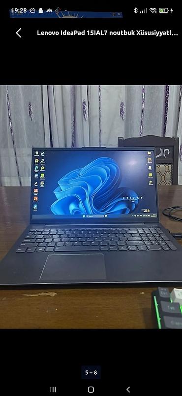 Noutbuklar və aksesuarlar: İşlənmiş Lenovo IdeaPad, 15.6 ", Intel Core i5, 512 GB, Ünvandan götürmə — 4