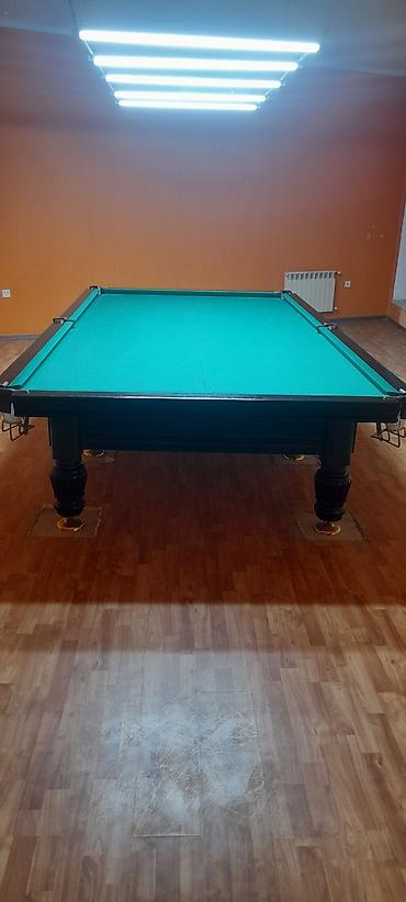 İdman və istirahət: Profesionallar üçün bilyard masa komplekti - Ölçü: iri ölçülü, 12 fut — 5