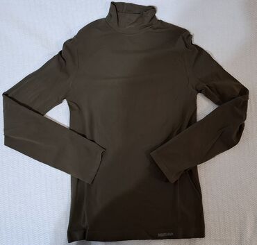 tech fleece l: M (EU 38), Poliester, Jednobojni, bоја - Maslinasto zelena